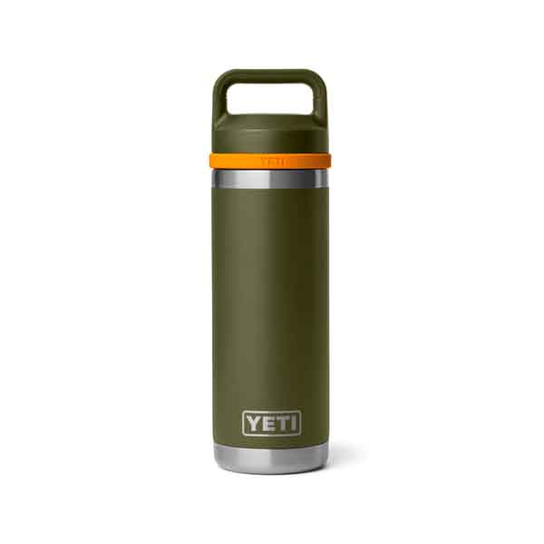 Yeti 18oz Chug Bottle Olive/ King Crab Orange