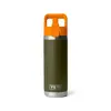 Yeti 18oz Straw Olive/King Crab Orange
