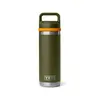 Yeti 18oz Chug Bottle Olive/ King Crab Orange