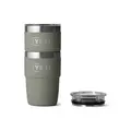 Yeti 8oz Ceramic Lining Stackable Cup Pampa Green Stacked Front