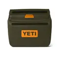 Yeti Sidekick Dry 3L Waterproof Gear Case Olive/King Crab Orange open
