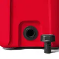 Yeti Roadie 15 Rescue Red drain hole