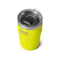 Yeti 16oz Stackable Cup Firefly Yellow top down