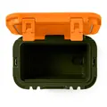Roadie 15 Olive/King Crab Orange top down open