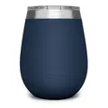 Yeti Wine Tumbler 10oz Navy Back
