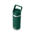 Yeti 18oz Straw Bottle Black Forest Green