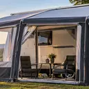 Telta inflatable caravan awning for touring