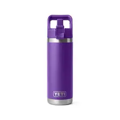 Yeti 18oz Straw Bottle Pace Purple front open