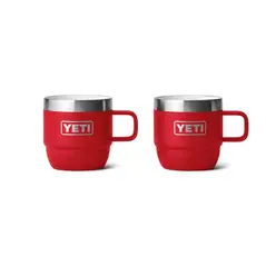 Yeti 6oz Stackable Mugs Rescue Red Front