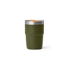 Yeti 16oz Stackable Cup  Olive/King Crab Orange back