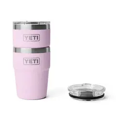 Yeti 16oz Stackable Cup Cherry Blossom stacked