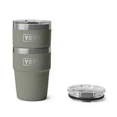 Yeti 16oz Stackable Cup Pampa Green stacked