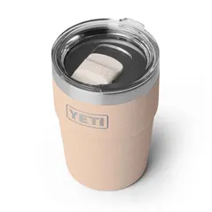 Yeti 16oz Stackable Cup Tahini top