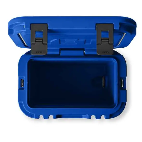 Yeti Roadie 15 Royal Blue Top open