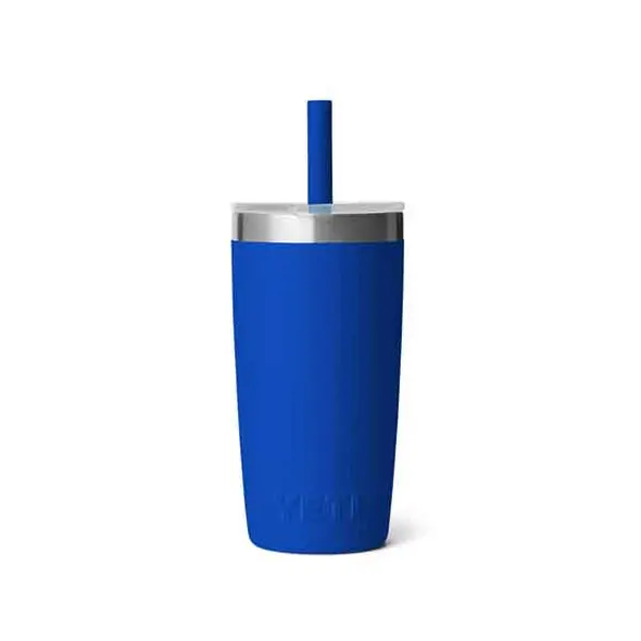 Yeti 10oz Tumbler Royal Blue Back With Straw