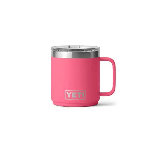 Yeti Rambler 10oz CL Stackable Mug Tropical Pink front