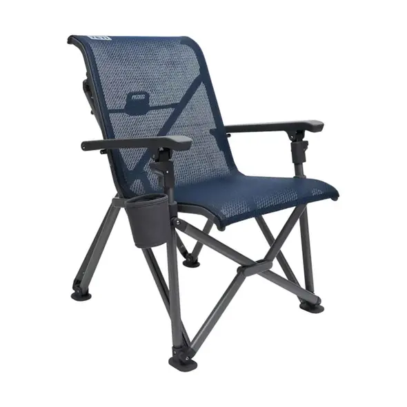 YETI Trailhead Camp Chair – Navy side view