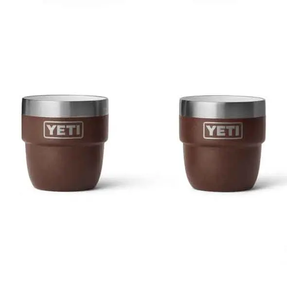 Yeti 4oz Stackable Cups Wetlands Brown Front