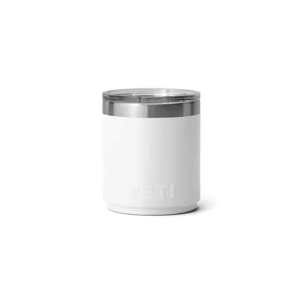 Yeti Lowball Rambler 10oz White 2.0 Back