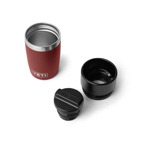 Yeti 8oz Travel Bottle Stag Red Open
