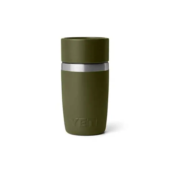 Yeti 8oz Travel Bottle Olive/King Crab Orange back