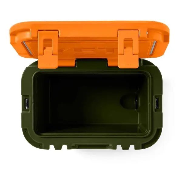 Roadie 15 Olive/King Crab Orange top down open