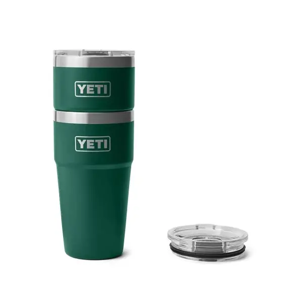 Yeti 20oz Stackable Cup Black Forest Green