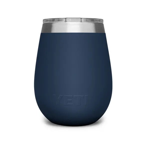 Yeti Wine Tumbler 10oz Navy Back