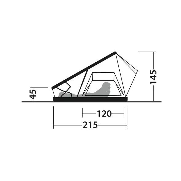 Outwell Coombs 135-X Roof Tent